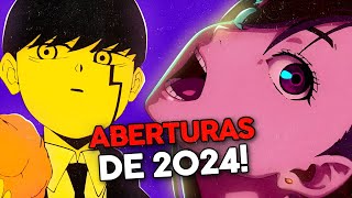 Melhores ABERTURAS de ANIME em 2024 🧙👽 [upl. by Bora]