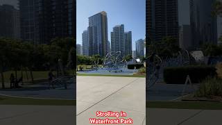 Waterfront Park by San Diego Bay sandiegobay [upl. by Artemis]