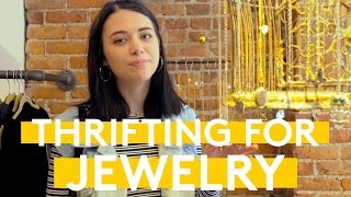 How To Thrift Shop For Jewelry  Thrifting With Kailee Mckenzie  Refinery29 [upl. by Felipe457]