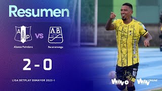 Alianza Petrolera vs Bucaramanga resumen y goles  Liga BetPlay Dimayor 2023I  Fecha 10 [upl. by Portuna]