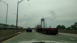 Verrazano Narrows Bridge UPPER LEVEL westbound  Interstate 278 [upl. by Romine169]