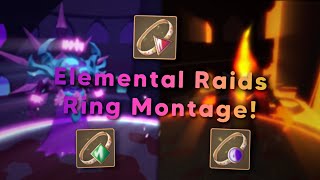 ROBLOX Fabled Legacy  Elemental Raids  Legendary Ring Drop Montage [upl. by Hughie]