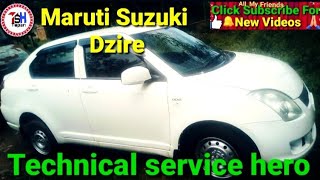 Swift Dzire Rear Wheel Brake System Problem  How To Swift Dzire Rear Wheel Hub Greasing [upl. by Jada]