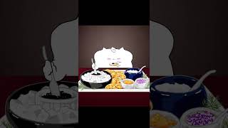 Eating Animation of Mokomokoma  MUKBANG  Russian Blini amp Caviar shorts [upl. by Vittoria960]