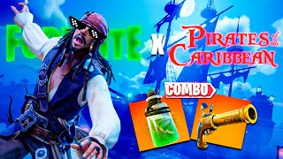 EL MEJOR COMBO DE MÍTICAS EN Fortnite X PIRATAS DEL CARIBE [upl. by Mann]