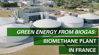 Industrial biogas plant with membrane technology 440 Nm³h in France [upl. by Server]