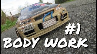 Skyline R34 Body Timelapse 1  The Lab Rc Drift [upl. by Alcott19]