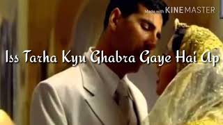 Akshay kumar Iss Tarha Kyu Ghabra Gaye Aap✔️ Akshay kumar Shayari [upl. by Flora]