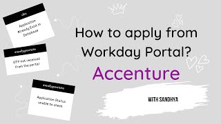 Fixing Accenture Workday Application Issues Existing Application OTP Not Received and Status [upl. by Niuqaoj697]