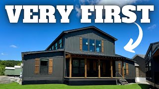 FIRST EVER barndominiummobile home This will CHANGE the GAME Prefab House Tour [upl. by Torres]