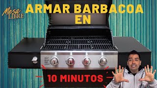 Como armar una PARRILLA a gas en 10 MINUTOS ⏲️ [upl. by Ontine]