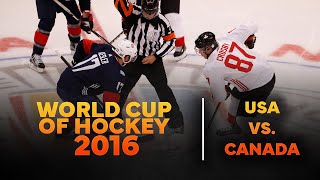 USA vs Canada 🇺🇸 2016 World Cup of Hockey 🇨🇦 Full Game Highlights [upl. by Gall]