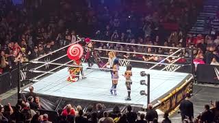 Asuka and Kairi  The Kabuki Warriors entrance 21824 Super Show wwe [upl. by Yenterb152]