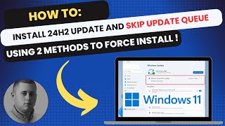 Install Windows 11 24H2 and BYPASS update queue to install immediately [upl. by Pontus282]