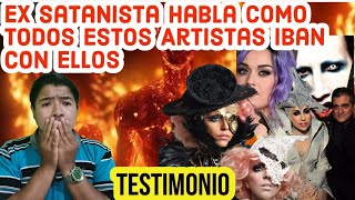 EX SATANISTA HABLA COMO TODOS ESTOS ARTISTAS IBAN CON ELLOS HACER pactos Testimonio [upl. by Kynan994]