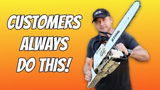 The Top Reason Stihl Chainsaws End Up In The Repair Shop [upl. by Nesyaj]