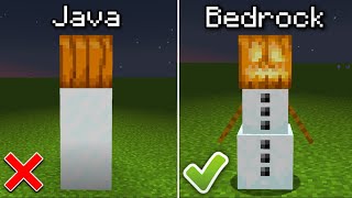 100 Diferencias Java Vs Bedrock [upl. by Iadam]