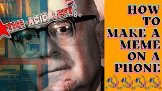 Adorno Meme using Apps An Acid Left Tactics Video [upl. by Enitnelav]