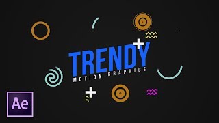 4 Trendy Motion Graphics Techniques in After Effects [upl. by Yrotciv290]