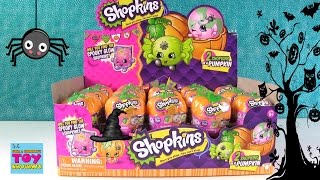 Shopkins Halloween Custom Paint Pumpkin 2 Pack Full Set  Unboxing  PSToyReviews [upl. by Asyle]