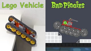 Bad Piggies vs Lego Vehicle Part 1 [upl. by Xuagram839]