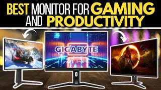 The 5 Best Gaming and Productivity Monitors of 2024  Ultimate Monitor Guide [upl. by Mccready]