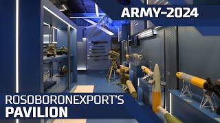 Tour of Rosoboronexports pavilion at ARMY2024 [upl. by Eloc254]