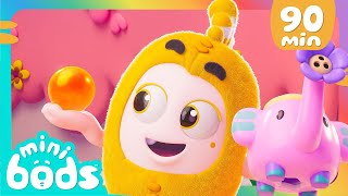 Bubbles Bouncy Toy  Minibods  Mini Oddbods  Baby Oddbods  Funny Cartoons For Kids [upl. by Anohr]