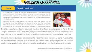 LEEMOS UN TEXTO NARRATIVO PARA CONOCER A UNA PERSONA QUE SUPERÓ RETOS [upl. by Galvin]