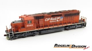 HO Scale Build Log Superdetailing a Kato SD402  CP 6066 Part 22 [upl. by Gierc]