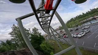 TORNADO POV Intamin Suspended Looping Coaster Särkänniemi [upl. by Tseng753]