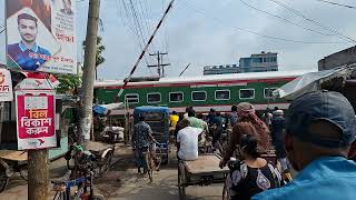 Chitra Express  Dhaka Bound  Bangladesh Railway [upl. by Ettedranreb148]