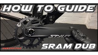 SRAM TRUVATIV DUB Crankset Removal amp Installation Guide [upl. by Adnir]