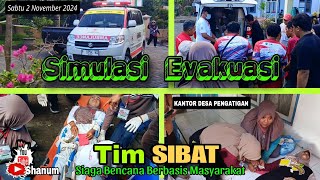 SIMULASI EVAKUASI KORBAN GEMPA🇮🇩PELATIHAN TIM SIBAT HARI KE 3 [upl. by Neve61]