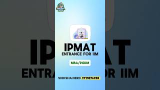 IIM after 12th Complete IPMAT Guide eligibility criteria exam syllabus important dates [upl. by Willock3]