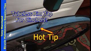 Tubeless Tire Rim Tape for Clincher Rims Tips amp Tricks to replace rim tape [upl. by Gaby916]