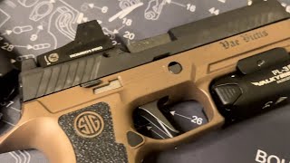 SIG P320 RXP Build is Complete FOR NOW amp Running Beautiful [upl. by Tews]