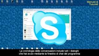 Come cancellare la cronologia delle conversazioni su Skype  EAZEL [upl. by Salomone]