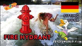 Wakesurf Tricks  Anfänger  Fire Hydrant  Sitting Duck [upl. by Nuy457]