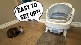 Self Cleaning Cat Litter Box Open Top Litter Box for Multiple Cats Automatic Cat Litter Box Review [upl. by Eelyram627]