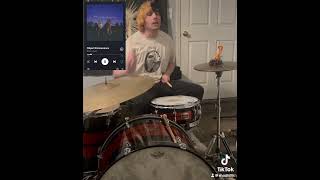 arms length  object permanence drums emo drumcover drummer [upl. by Giavani]