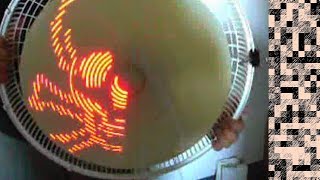 c7 Images on a spinning fan [upl. by Asik]