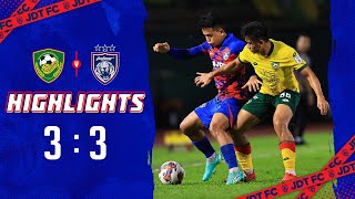 HIGHLIGHTS KEDAH DARUL AMAN 33 JOHOR DARUL TA’ZIM  LIGA SUPER MALAYSIA 2023 [upl. by Jaime]