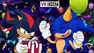 Sonic amp Shadows Birthday Bash VR Chat [upl. by Eerized]