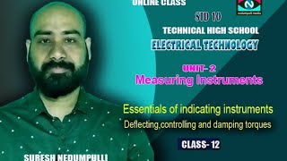 Electrical Measuring instruments  Essentials of indicating instruments part 2Suresh nedumpulli [upl. by Lavelle]