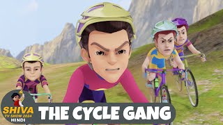 The Cycle Gang  Shiva  शिवा  Ep 34 Funny Action Cartoon  Shiva TV Show 2024 Hindi [upl. by Gollin]