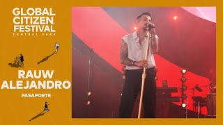 Watch Rauw Alejandro Brings the HOUSE DOWN with quotPasaportequot at Global Citizen Festival NYC 2024 [upl. by Leasia]