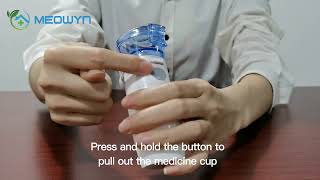 How to clean Meowyn portable nebulizer and how does the auto clean mode work [upl. by Nanji]