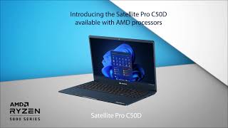 New Dynabook Satellite Pro C50 laptops featuring AMD Ryzen 5 and 7 CPU [upl. by Pussej]