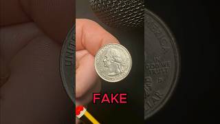 REAL Vs FAKE Silver Quarter  Ping Test Easy Tutorial [upl. by Meares]